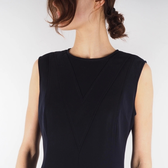 Louis Vuitton Uniforms Dress In Dark Navy Back Zip Sleeveless Authentic - Picture 4 of 15